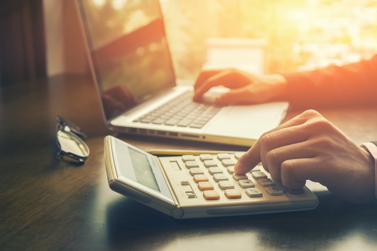 Calculator and computer for BlueStar Retirement Services